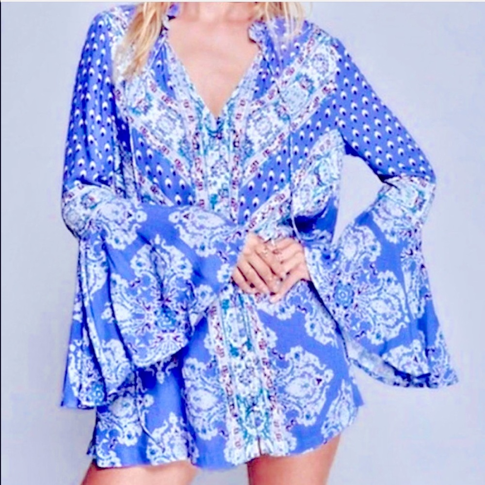 πΊπHPππΊ NWOT Free People Magic Mystery Tunic Dress - Picture 2 of 16